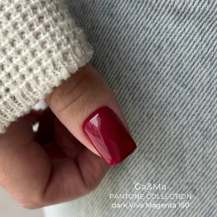 GA&MA. Gel polish #150 Dark Viva Magenta, 10 ml, гель-лак #5