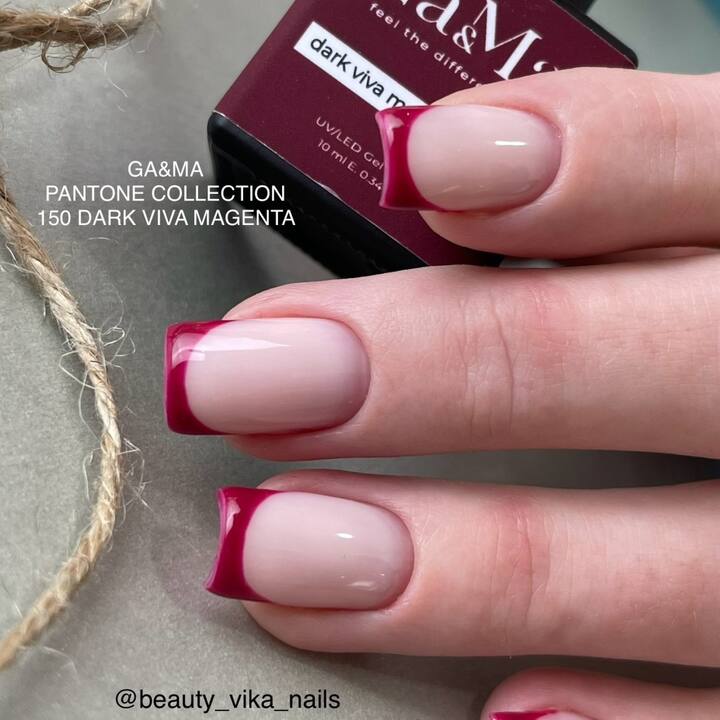 GA&MA. Gel polish #150 Dark Viva Magenta, 10 ml, гель-лак #3