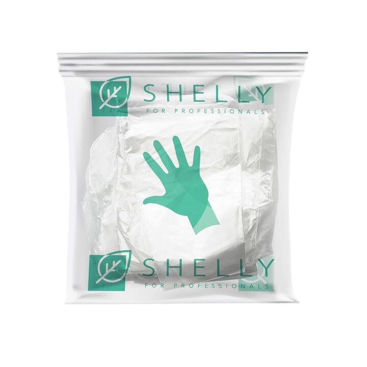 SHELLY. SET. Cream Gloves for manicure, 10 pcs. Set de gants crème pour manucure, 10 pièces #3