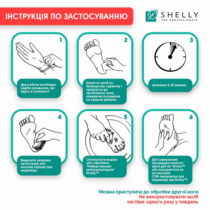 SHELLY. Gel kératolytique pour application locale, Soft blade, 100 ml. #5