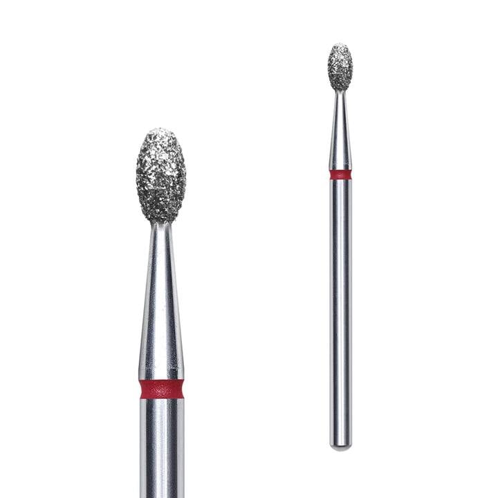 STALEKS. Diamantová fréza "OLIVA" červená, Ø 2.5 mm — STALEKS, NAILSMADE