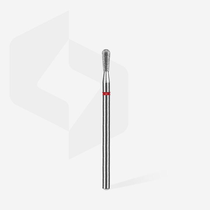 STALEKS. Fréza diamantová "ZÁPALKA" červená, Ø 2.3 mm — STALEKS, NAILSMADE