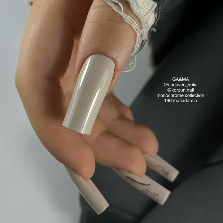 GA&MA. Gel polish #196 Macadamia, 10 ml, gel polish, Makadamia #3
