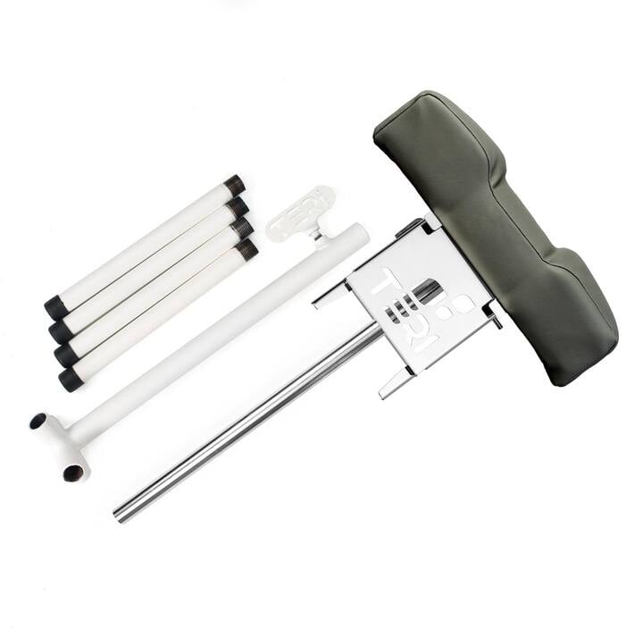 Teri. Pedicure stand for nail dust collector, graphite. Педикюрна підставка для настільних витяжок з графітовим верхом (під замовлення) #5