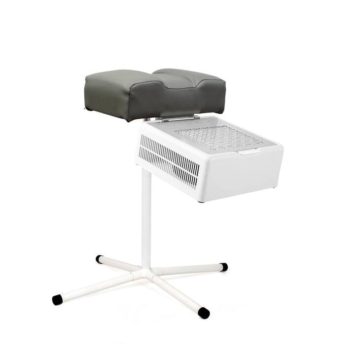 Teri. Pedicure stand for nail dust collector, graphite. Педикюрна підставка для настільних витяжок з графітовим верхом (під замовлення) #3