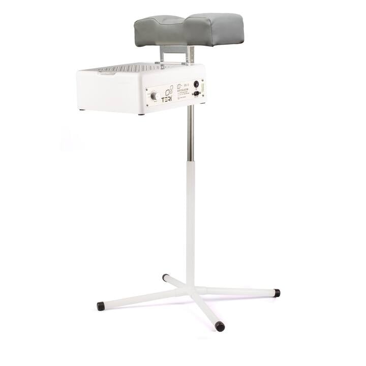 Teri. Pedicure stand for nail dust collector, gray. Support de pédicure pour aspirateurs de bureau avec dessus gris (sur commande) #2