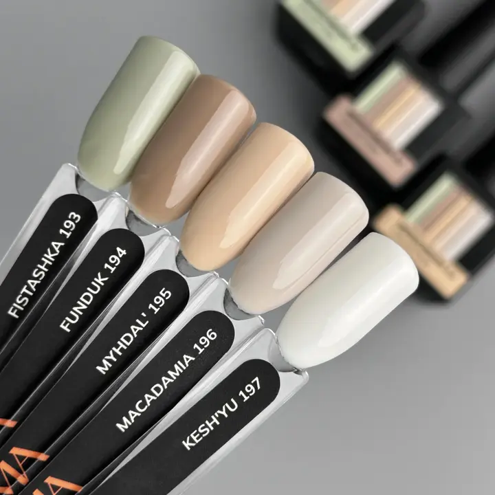 GA&MA. Gel polish #196 Macadamia, 10 ml, gel polish, Makadamia #5