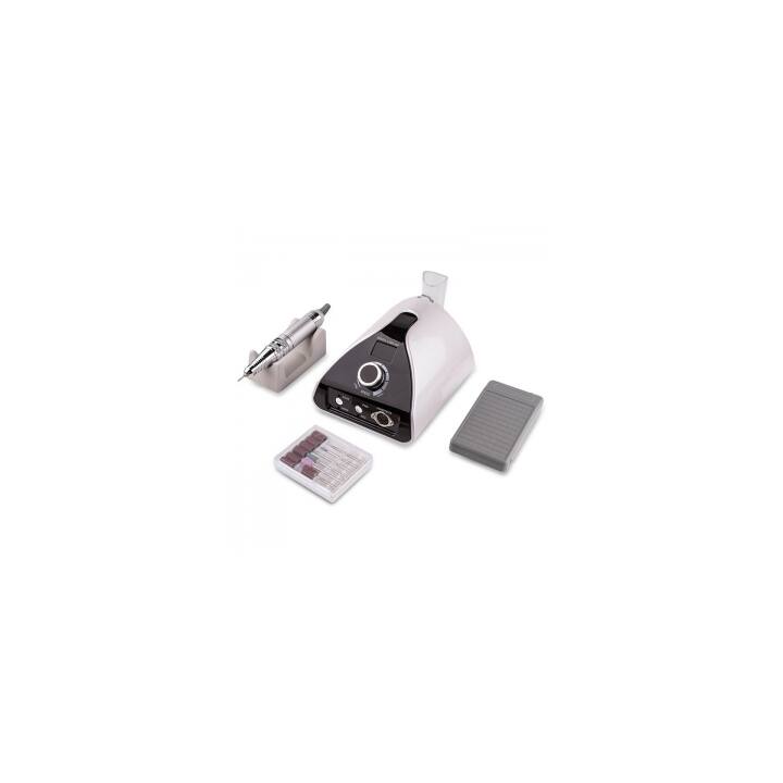 BUCOS. Nail drill "Bucos ZS-711", white, 65W. Фрезер + 6 покращених фрез, 35 тисяч оборотів, реверс,  білий корпус #3
