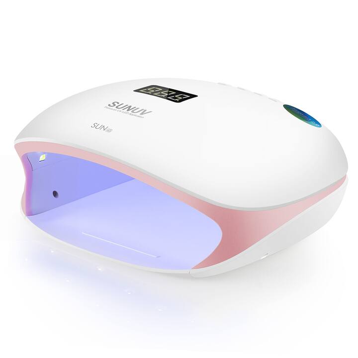 SUNUV. UV-LED Лампа SUN 4S (white&pink)  з новою функцією від перегріву, оригінал із сертифікацією та гарантією #2