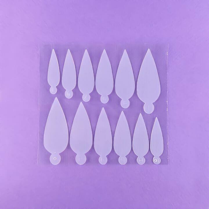 DNKa’. Professional Nail Molds #0001. Силіконові молди #1