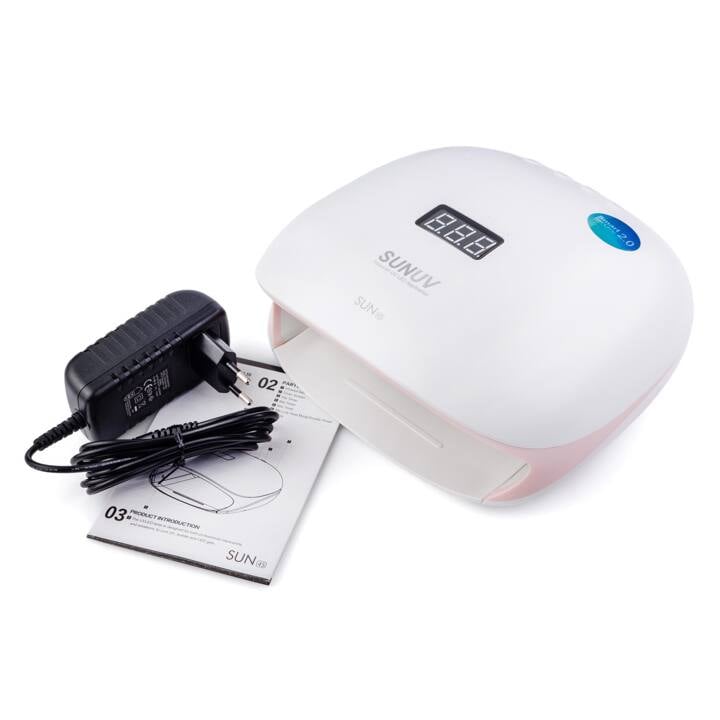 SUNUV. UV-LED Лампа SUN 4S (white&pink)  з новою функцією від перегріву, оригінал із сертифікацією та гарантією #4
