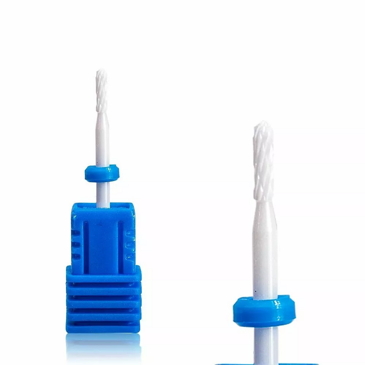 FRESA CERAMICA "AGO PICCOLO ARROTONDATO" BLU, Ø 2 MM / PARTE LAVORANTE 6,5 MM #1