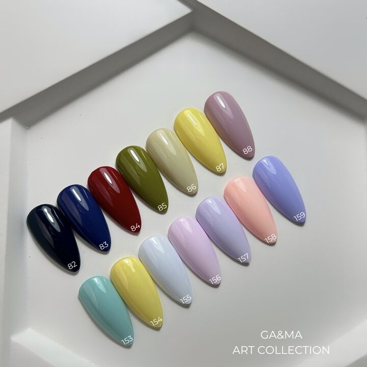 GA&MA. Gel polish #158 Kateryna Bilokur, 10 ml, гель-лак #2