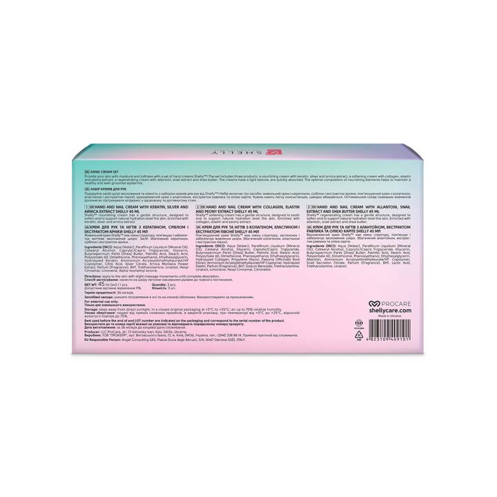 SHELLY. Hand Cream Set, 45 ml x 3 pcs. Set di creme per mani, 45 ml x 3 pz. #3
