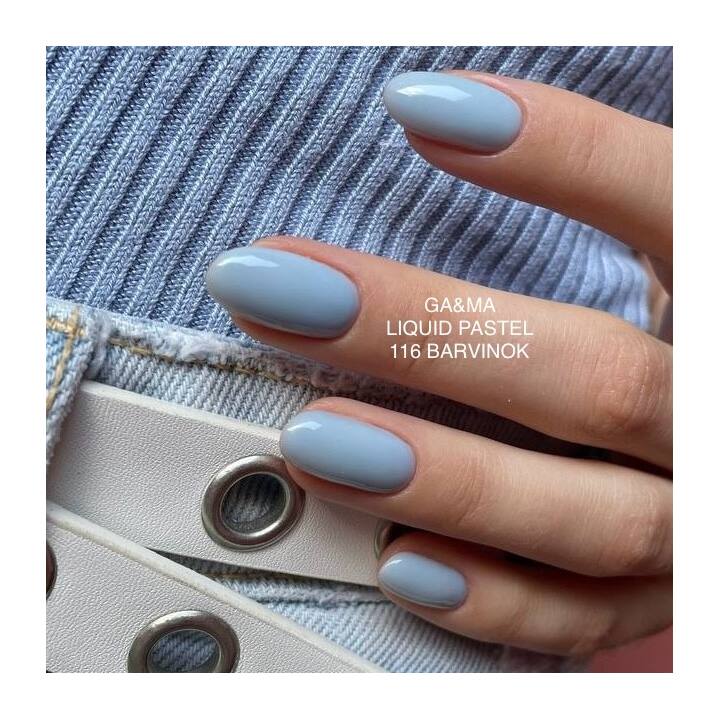 GA&MA. Gel polish #116 Periwinkle, 10 ml, гель-лак, Барвінок #4