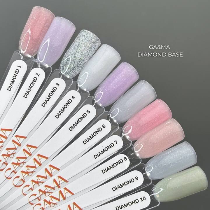 GA&MA. Diamond base #1 Peach, 15 ml, Персикова #5