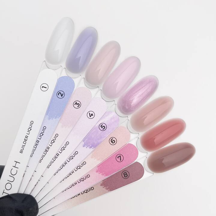 TOUCH. Liquid Builder Gel #08, 15 ml, міцний рідкий гель для нарощування #3
