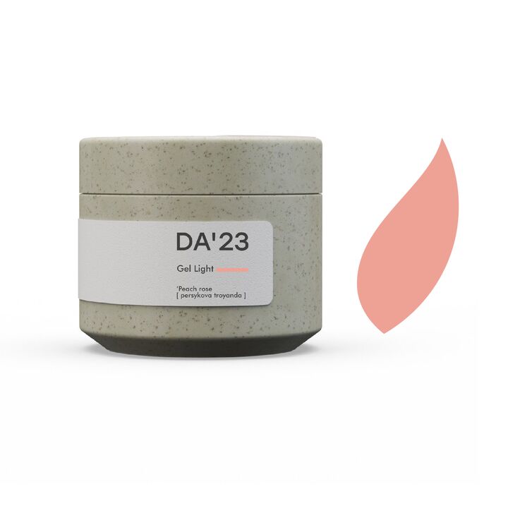 DA'23. Gel Light, Peach rose, 30 ml, гель середньо-рідкої консистенції #1