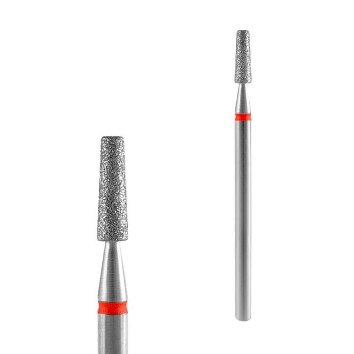 STALEKS Diamantfrees "AFGEKNOTTE KEGEL" rood, Ø 2.5 mm — STALEKS, NAILSMADE