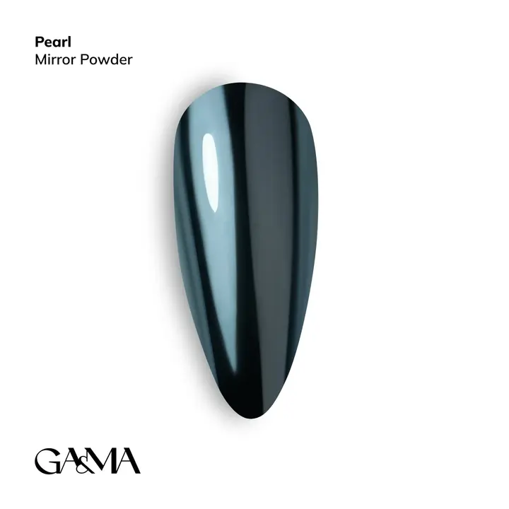 GA&MA. Mirror powder #006, Pearl, 0.5 g, Pó de espelho Pearl #1