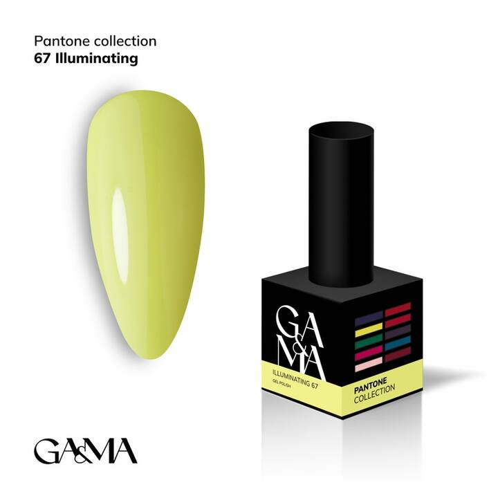 GA&MA. Gel polish #67 ILLUMINATING, 10 ml, Gellack #1