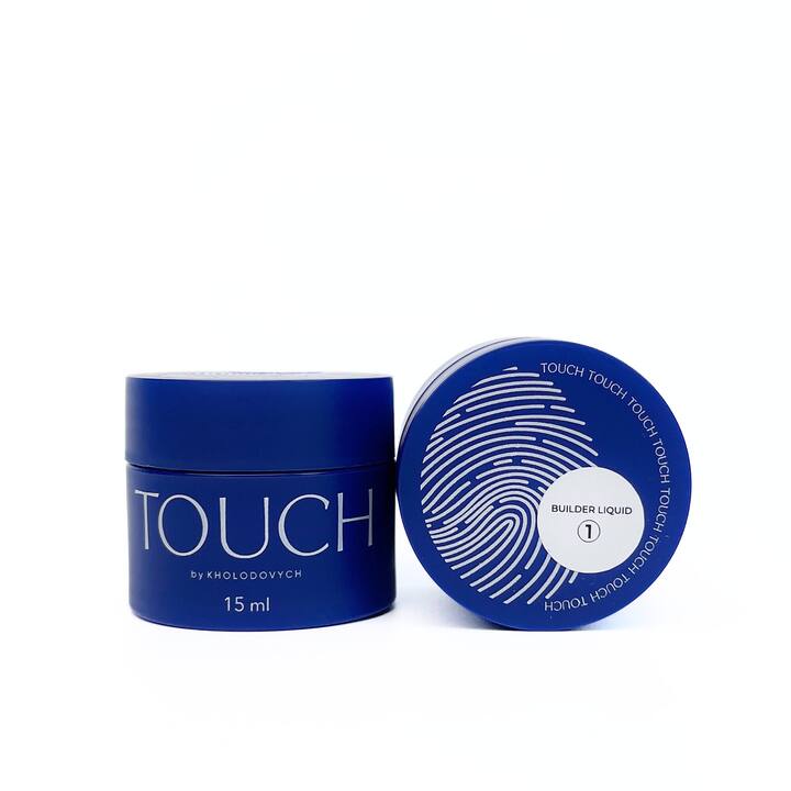 TOUCH. Liquid Builder Gel #01, 15 ml, міцний рідкий гель для нарощування, молочний #5