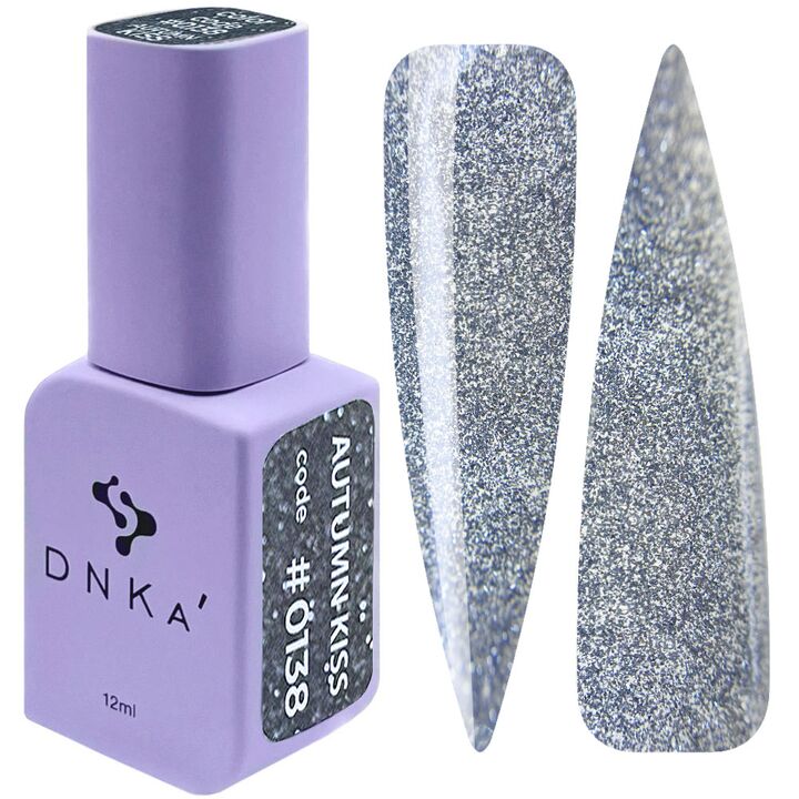 DNKa’. Gel Polish, Autumn Kiss #0138, reflective, 12 ml, світловідбиваючий гель-лак #1