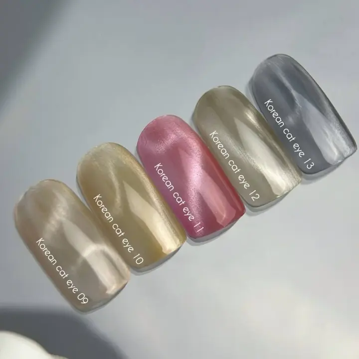 NOTN. Korean "Cat eye" Gel Polish #10, 10 ml, гель-лак "котяче око" тепло золотий #3