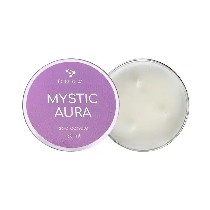 DNKa’. Spa Candle, Mystic Aura, 30 ml. Масажна спа-свічка для догляду за шкірою. — DNKa’ Professional, NAILSMADE