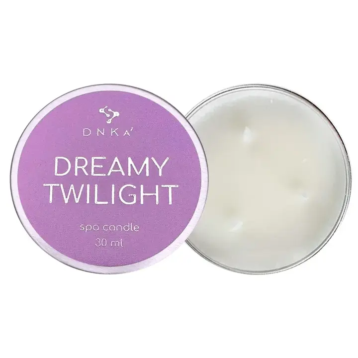 DNKa’. Spa Candle, Dreamy Twinlight, 30 ml. Масажна спа-свічка для догляду за шкірою. — DNKa’ Professional, NAILSMADE