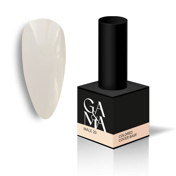 GA&MA. Colored base #20, MALE, base colorata, 15 ml #1