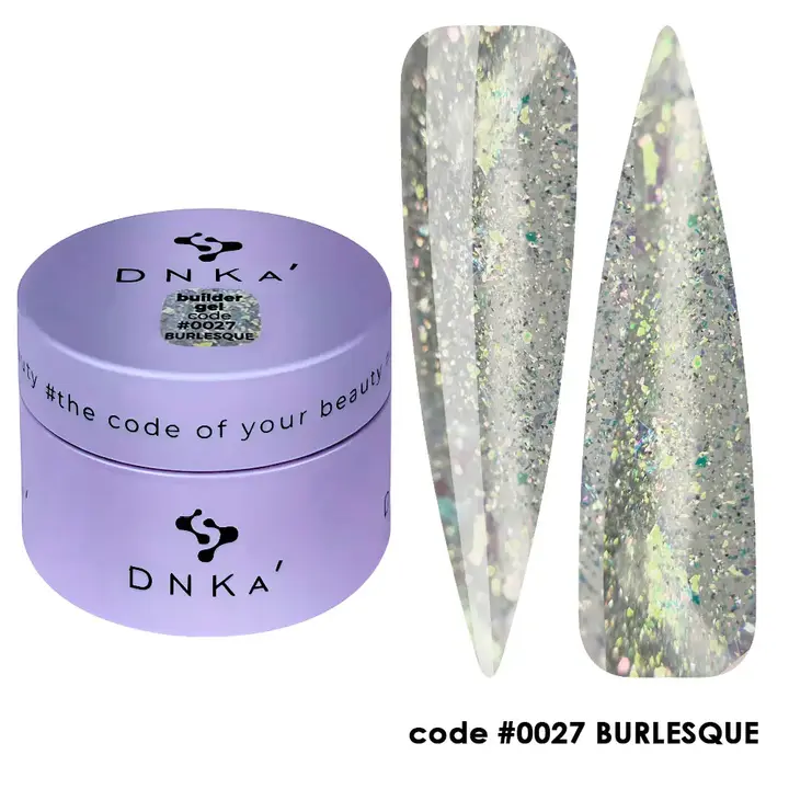 DNKa’. Builder Gel Burlesque #0027, 30 ml, builder gel #1