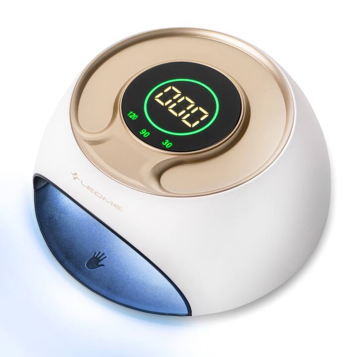 UV-LED lamp LEDME ONE 120W, WHITE. Lâmpada para secagem de gel polish, branca #1