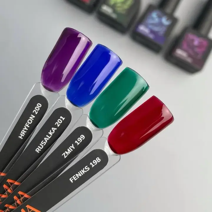 GA&MA. Gel polish #200 Griffin, 10 ml, witrażowy gel polish, Gryfon #3