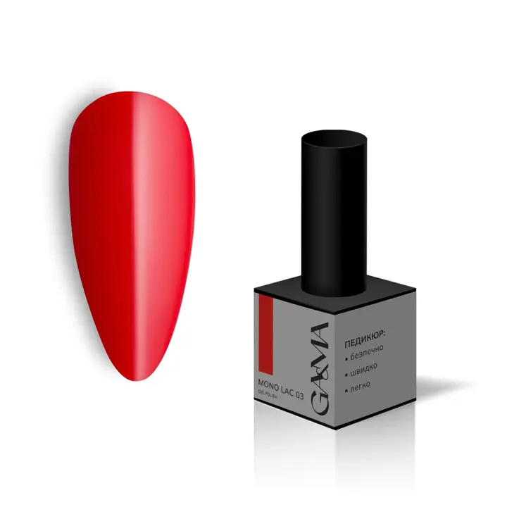 GA&MA. Single-phase Gel Polish, Mono Lac, #003, 6 ml. Einphasen-Gel-Lack, "Mono-Lack" #1