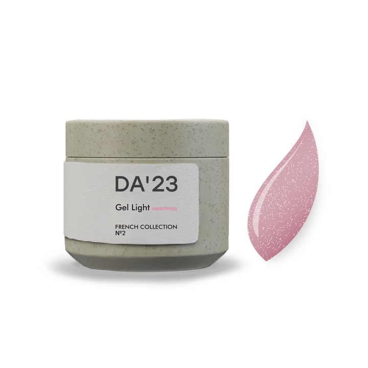 DA'23. Gel Light, French collection №2, 15 ml, гель середньо-рідкої консистенції #1