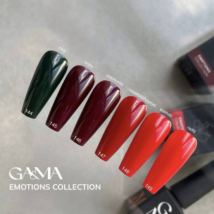 GA&MA. Gel polish #148 LOVE!, 10 ml, gel polish, AMA! #2