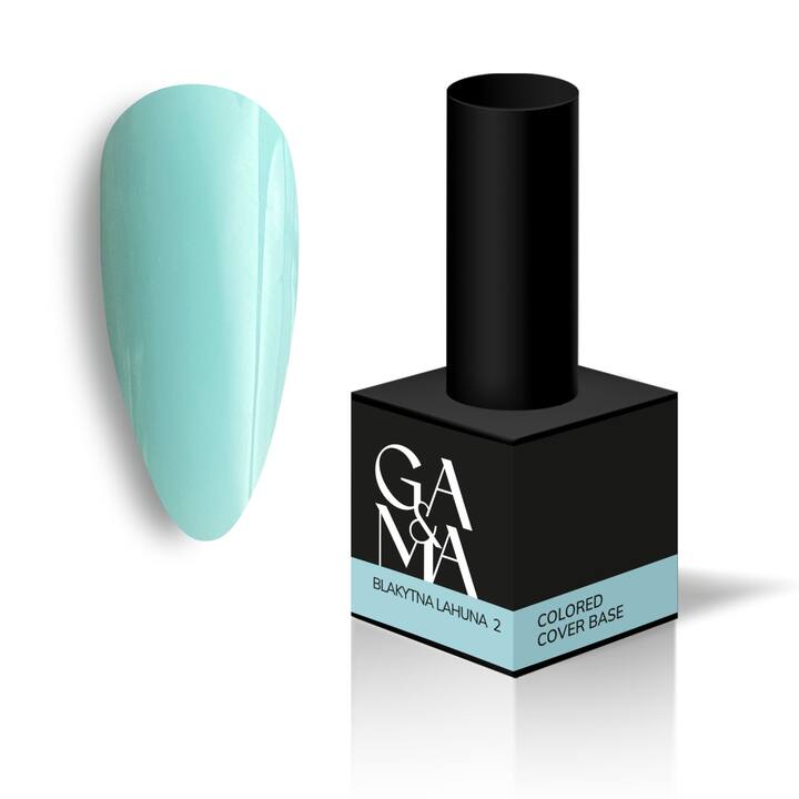 GA&MA. Colored base #2 Blue Lagoon, 15 ml, base colorida, lagoa azul #1