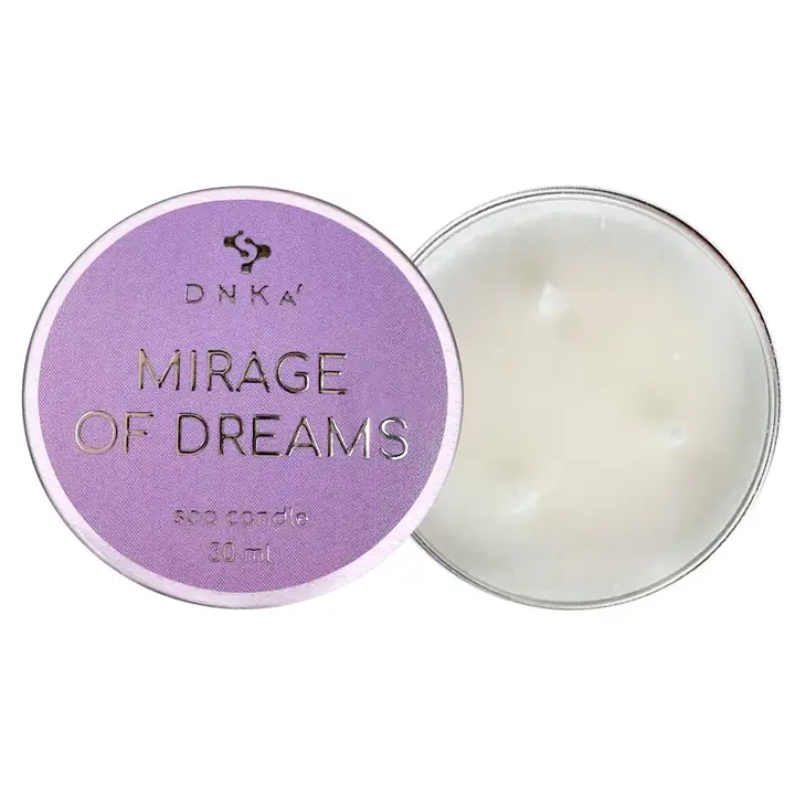 DNKa’. Spa Candle, Mirage of Dreams, 30 ml. Massage-spakaars voor huidverzorging. — DNKa’ Professional, NAILSMADE
