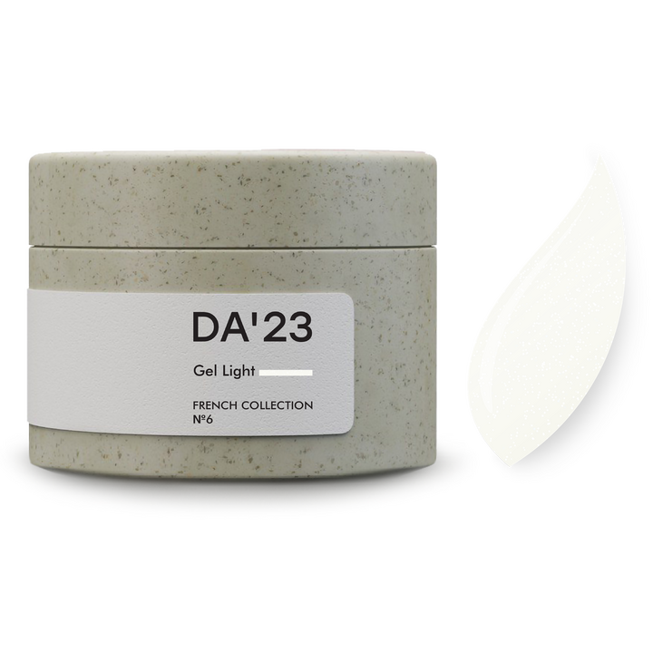 DA'23. Gel Light, French collection №6, 30 ml, гель середньо-рідкої консистенції #1