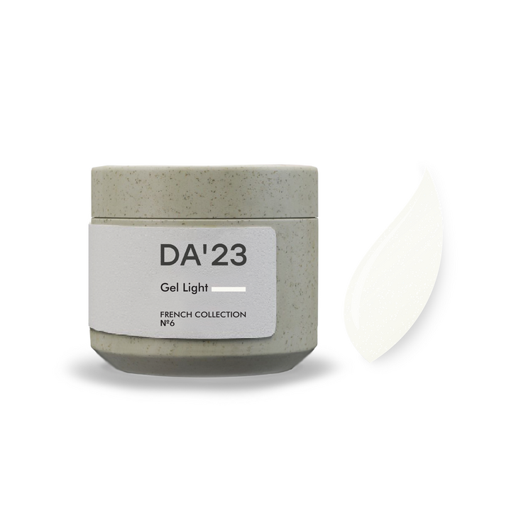 DA'23. Gel Light, French collection №6, 15 ml, гель середньо-рідкої консистенції #1