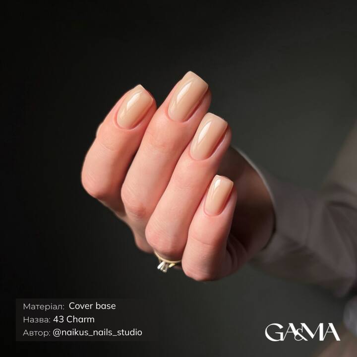 GA&MA. Cover base #43 CHARM, 30 ml (formula a uno strato) #10