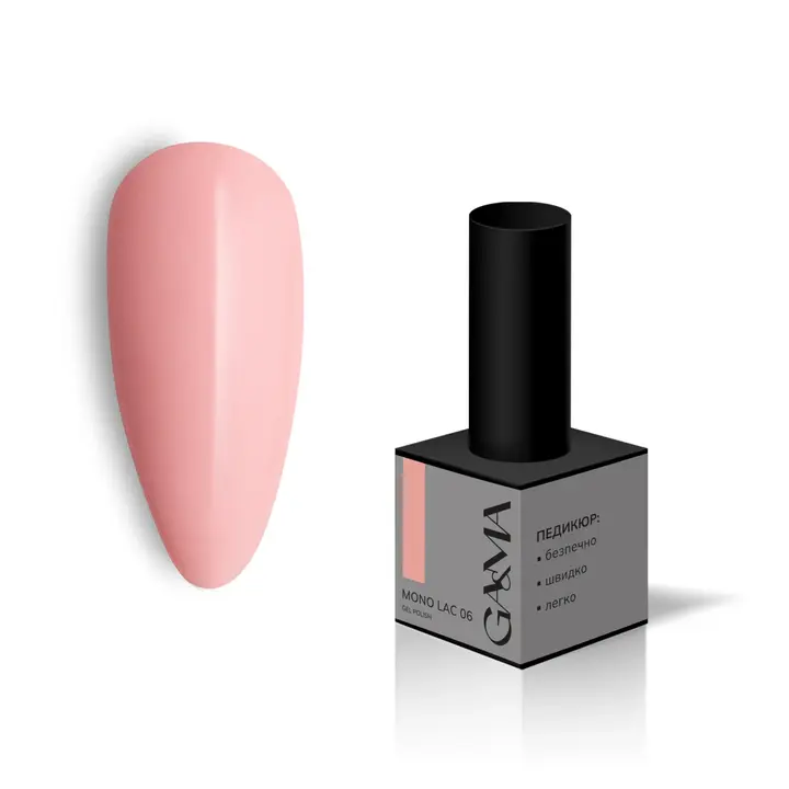 GÉMELY (ex GA&MA). Single-phase Gel Polish, Mono Lac, #006, 6 ml. Gel polish monofásico, "Mono Lac" #2