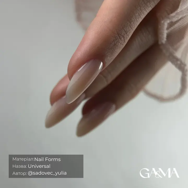 GA&MA. Universal Top nail forms, forme superiori per allungamento universali #5