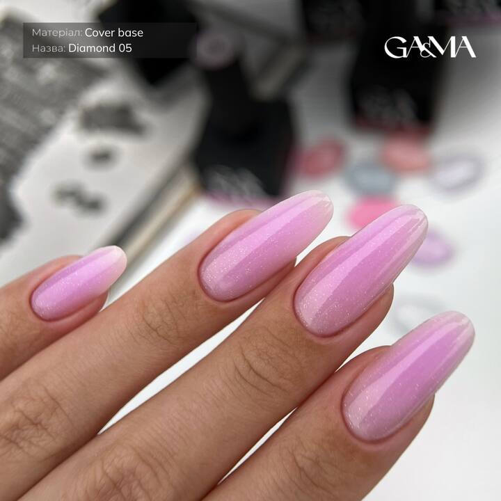 GA&MA. Diamond base #5 Violet, 15 ml, Violeta #4