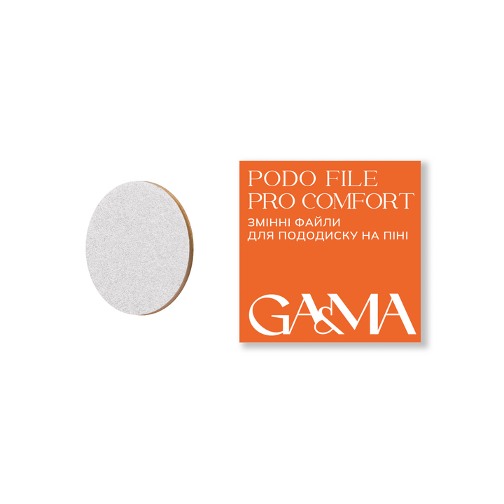 GA&MA. Podo file PRO COMFORT, 180 grit, 50 pcs. Wechselfeilen für Pododisk auf Pin, 180 Grit, 50 Stück. #1