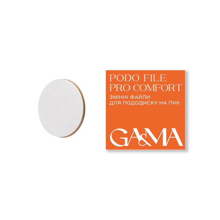 GA&MA. Podo file PRO COMFORT, 400 grit, 50 pcs. Lime intercambiabili per pododisco su perno, 400 grit, 50 pezzi. #1