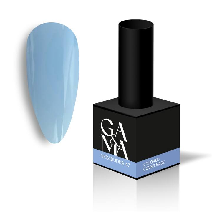 GA&MA. Colored base #47, Forget-me-not, 15 ml, base colorée, Myosotis #1