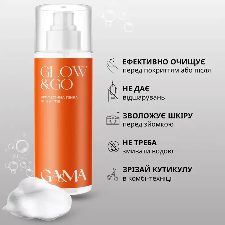 GÉMELY (ex GA&MA). Cleansing Foam, Glow&Go, 150 ml. Пінка очищуюча #4