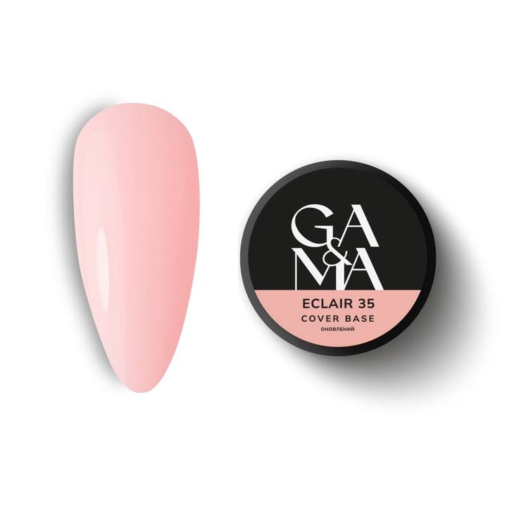GA&MA. Cover base #35 ECLAIR, 30 ml, FORMULA AGGIORNATA #1